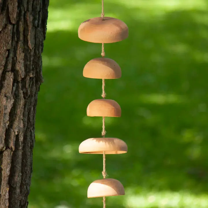Osa Terra Cotta Hanging Bells