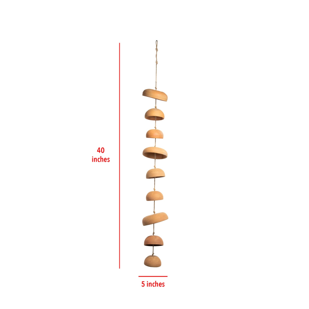 Osa Terra Cotta Hanging Bells