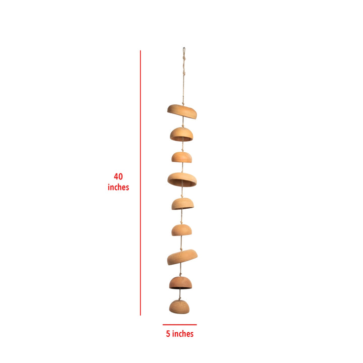 Osa Terra Cotta Hanging Bells