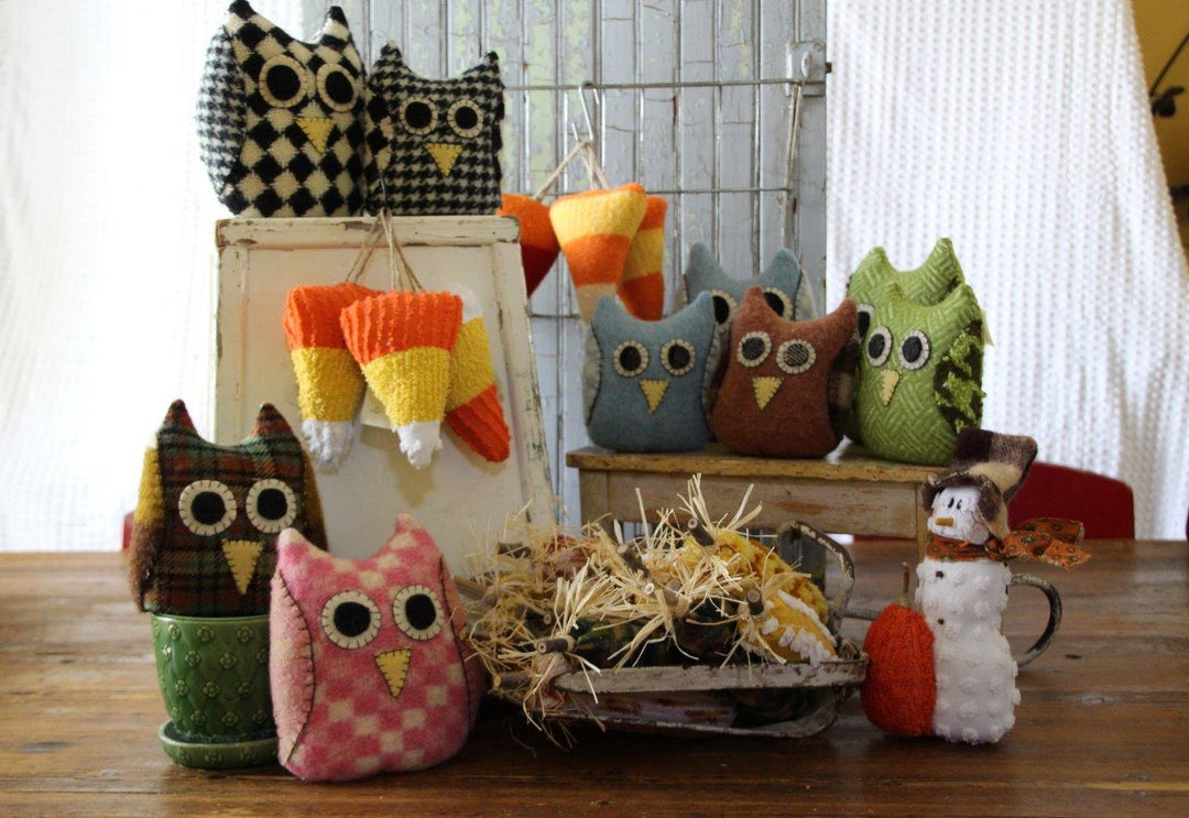 Vintage Hand Sewn Owl
