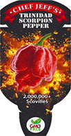 4" Chef Jeff's Veg TRINIDAD SCORPION