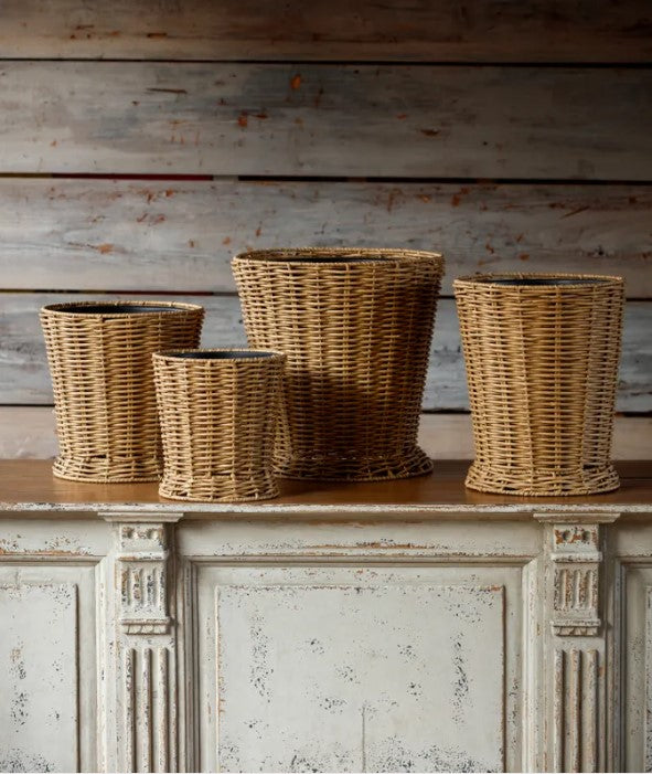 Poly Weave Field Flower Buckets