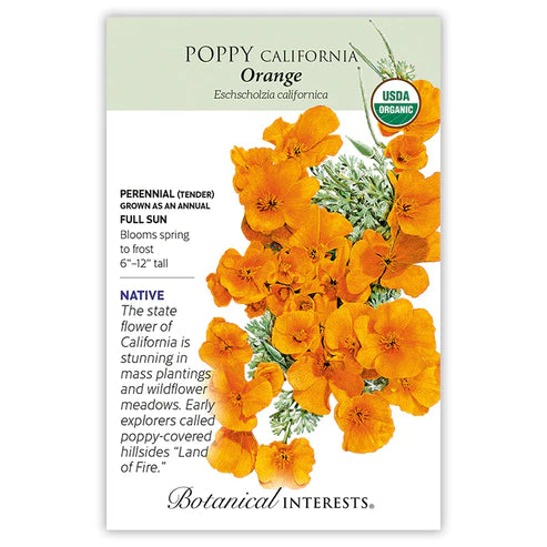 Poppy California Orange Org