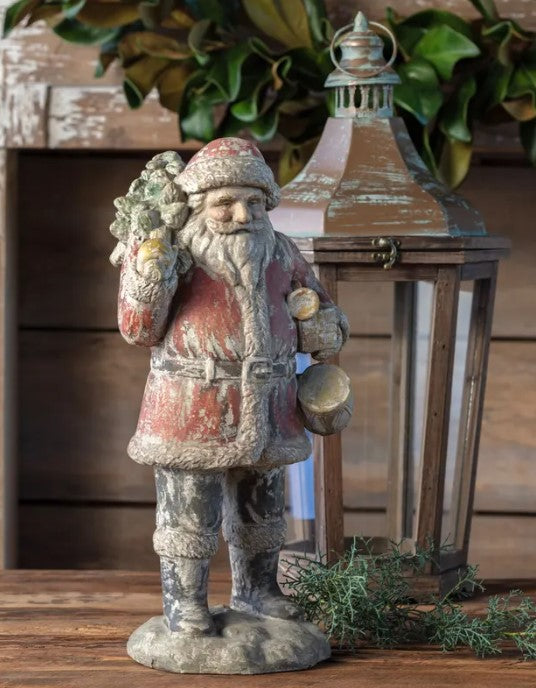 Vintage Santa Bearing Gifts