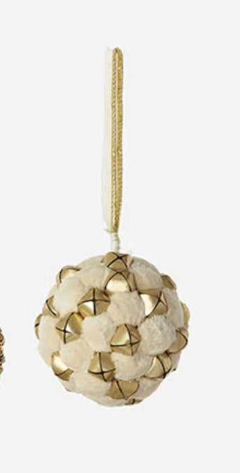 Cotton/ Bell Ball Ornament