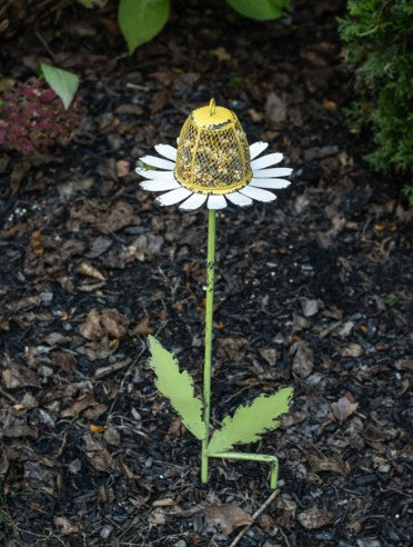Daisy Bird Feeder Stake