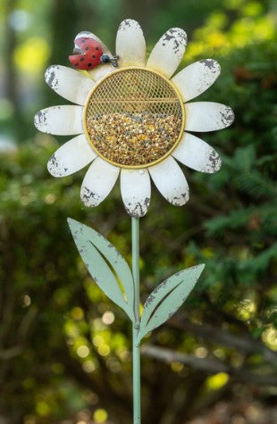 Daisy Bird Feeder Stake