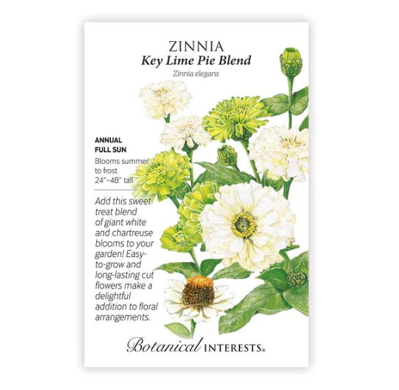Key Lime Pie Blend Zinnia Seeds