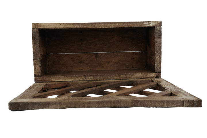Farmhouse Lattice Wall Planter-WH-16x8x16H-Garden Decor