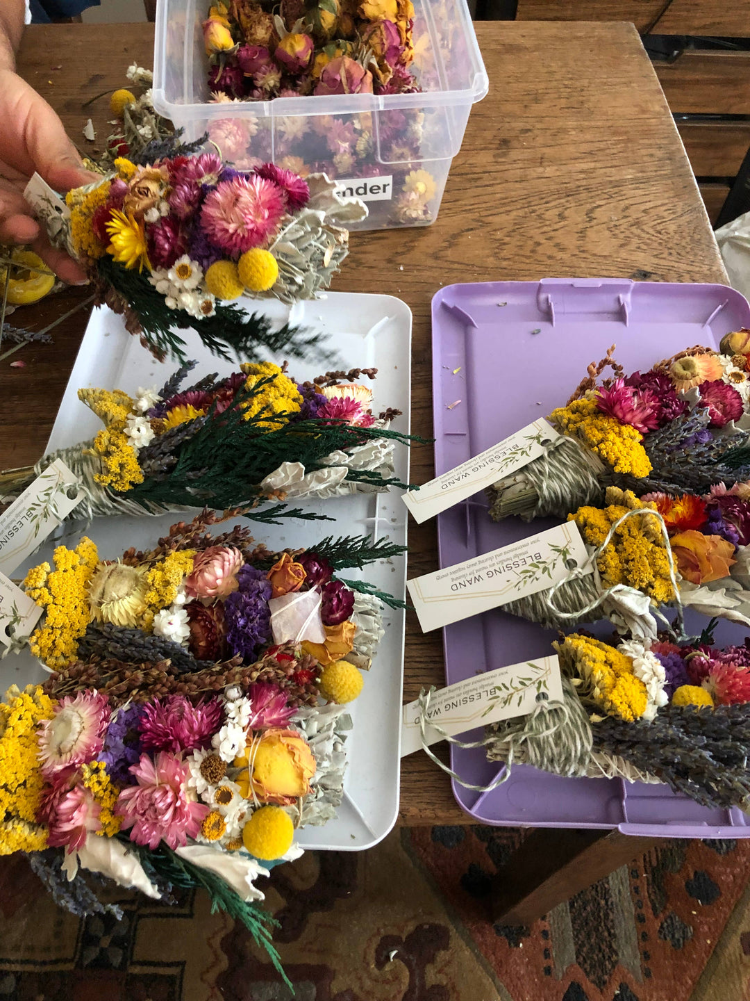 Sustainable In the Rough Smudge Organic Sage & Floral Wands