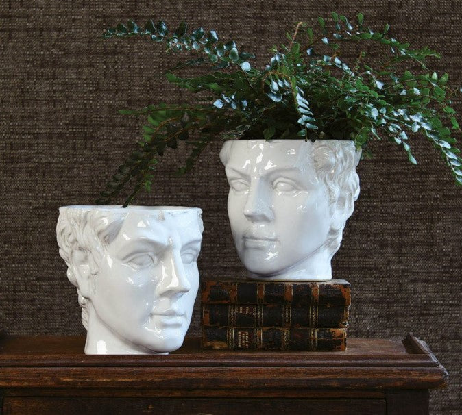 Ceramic Head Cachepot