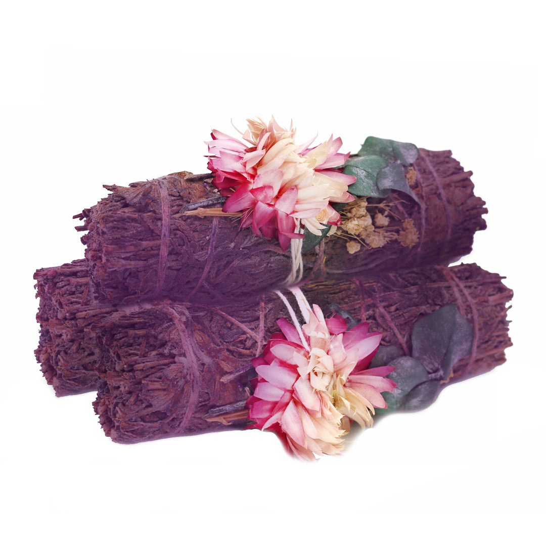 Lavender Sage Smudge, Floral - Enchanted Forest (4 in.)