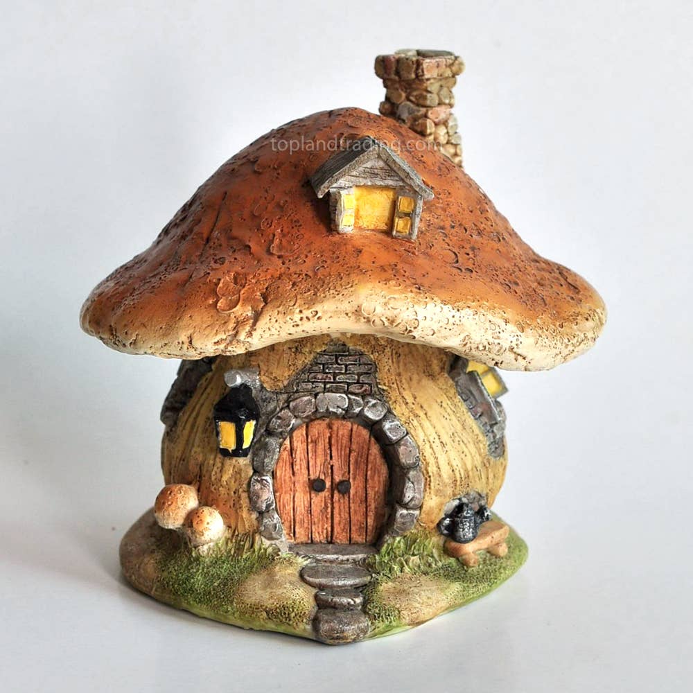 Squat Mushroom Fairy House