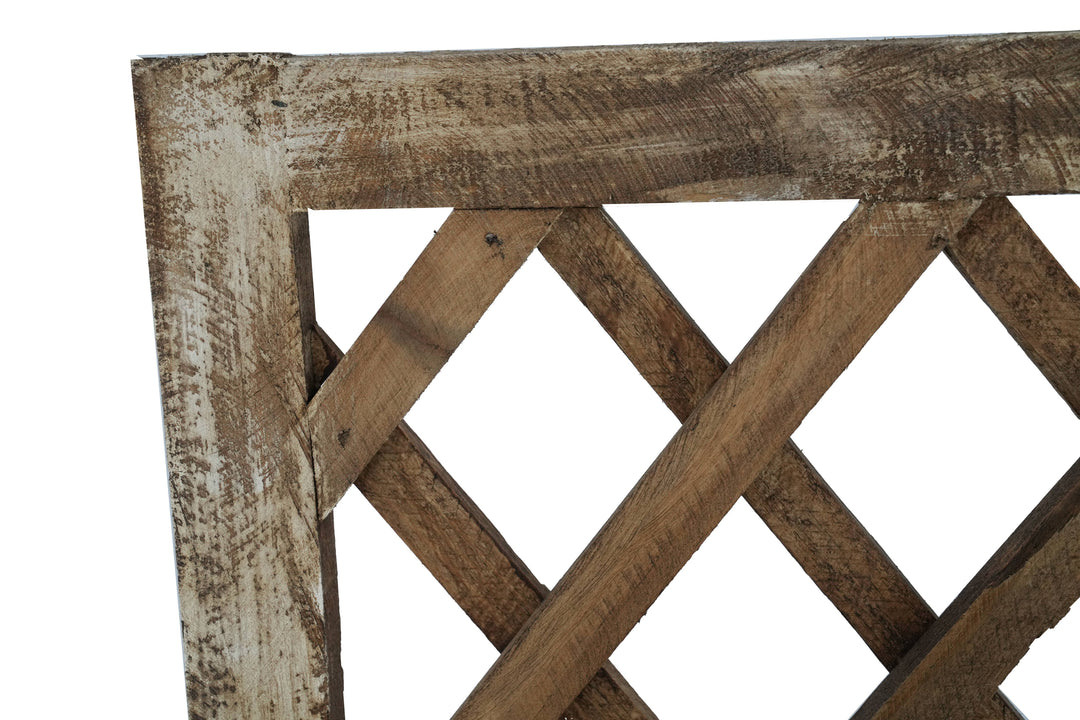 Farmhouse Lattice Wall Planter-WH-16x8x16H-Garden Decor