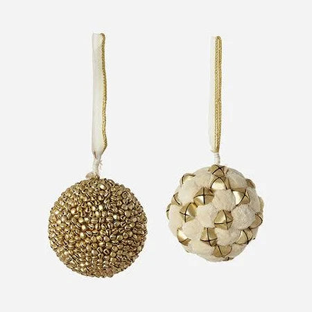 Cotton/ Bell Ball Ornament