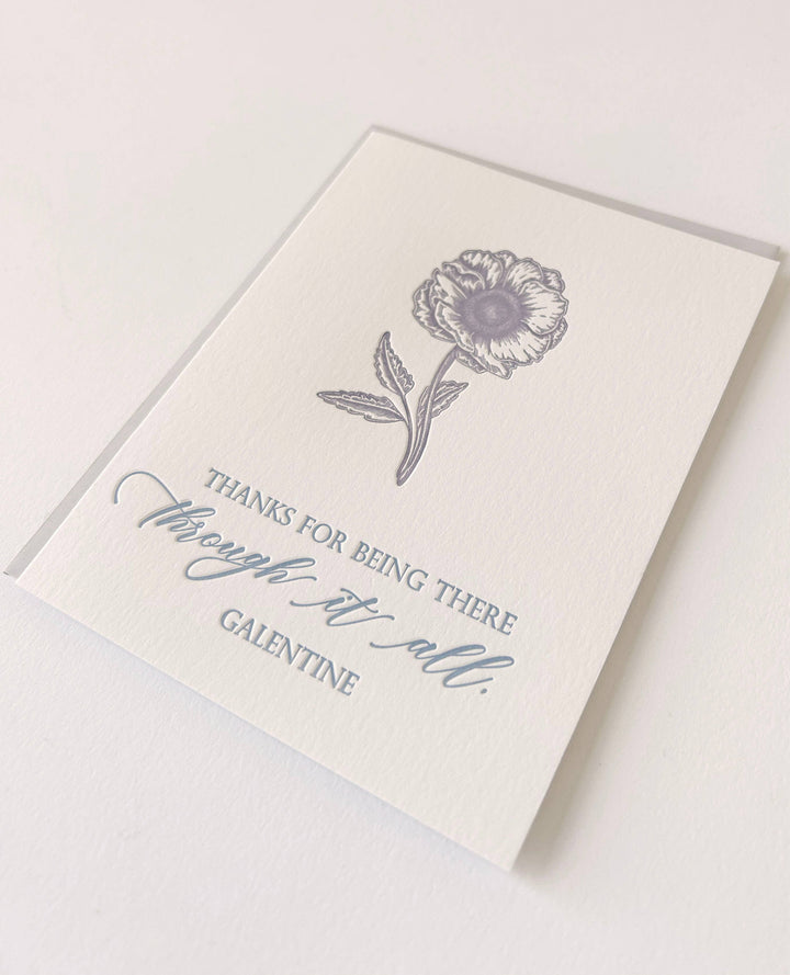 Thanks For Being There , Galentine Card