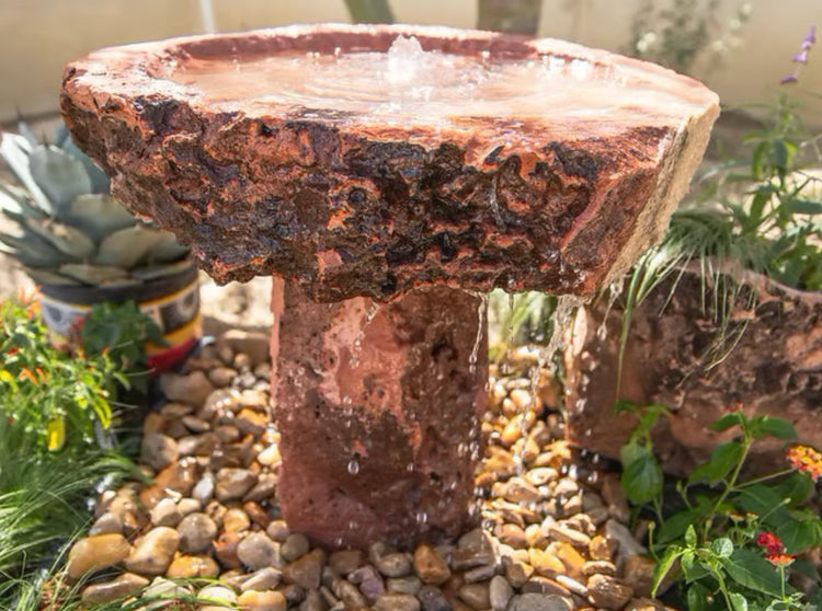 Limestone Bird Bath