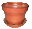 2" - 8" Glazed Pot