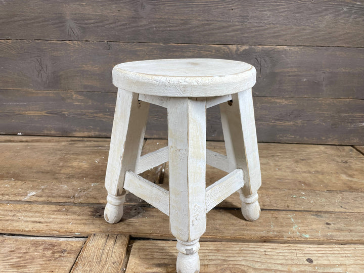 Newberry Farmhouse Stool-ER-8x10 in-Rustic-Large-Newberry