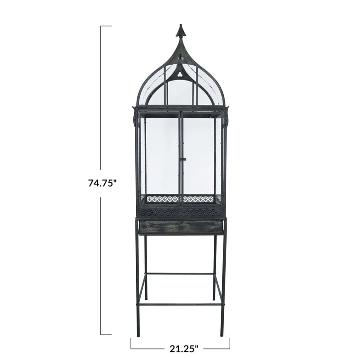 Metal & Acrylic Terrarium Display Case