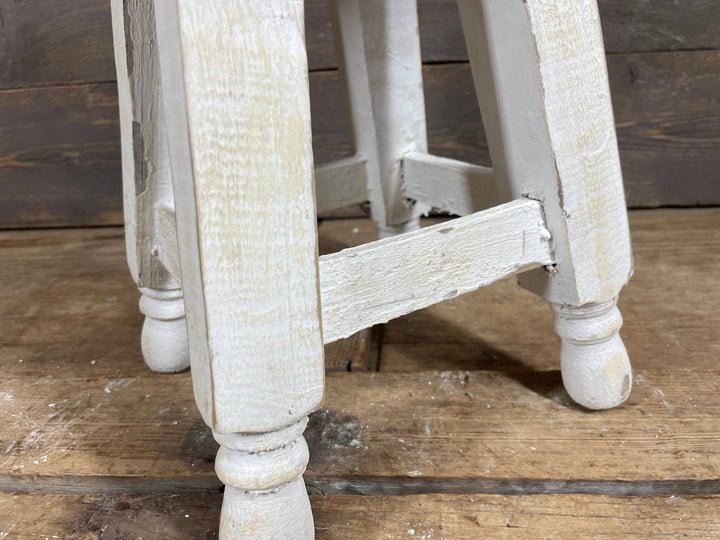 Newberry Farmhouse Stool-ER-8x10 in-Rustic-Large-Newberry