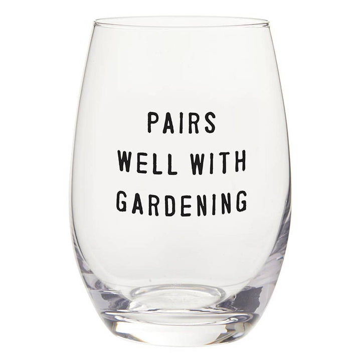 Stemless Wine Glass - Pairs Well
