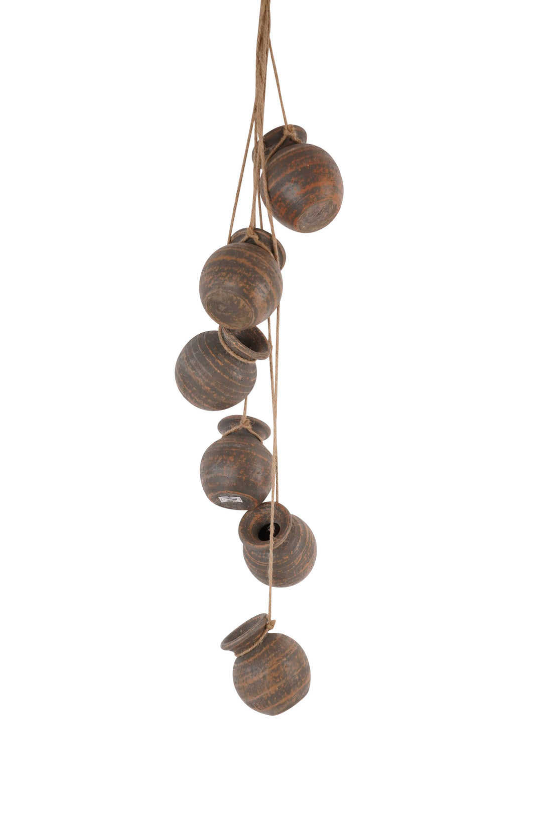 Stringy Pots-Wall Decor-Ristra-Garden-Clay-29Lx7-NEW-Stringy