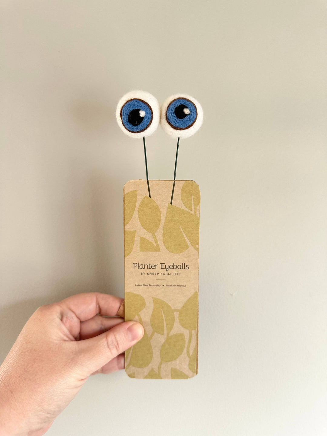 Felted Wool Plant Eyeballs