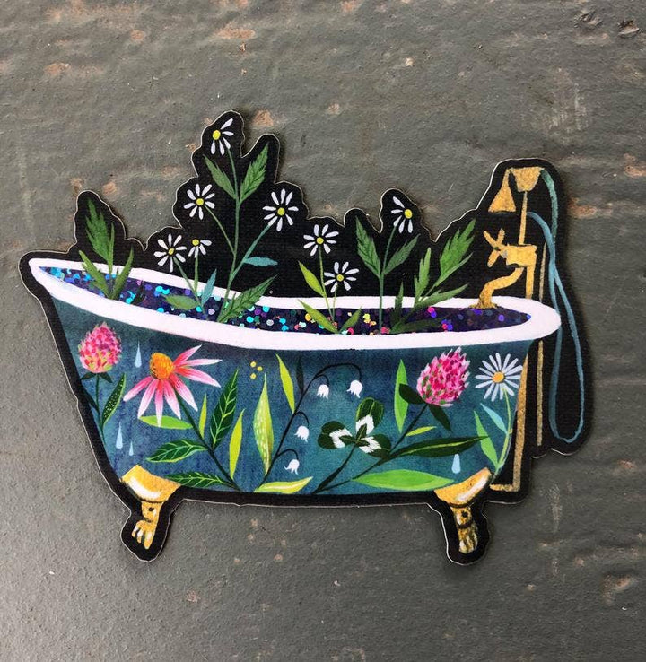 Bathtub - Glitter Sticker