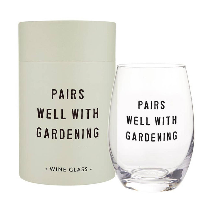 Stemless Wine Glass - Pairs Well