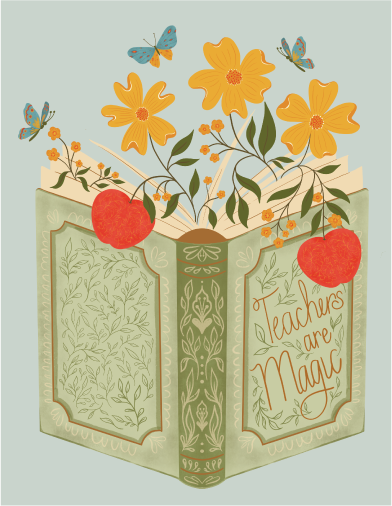Teacher’s Book of Magic – Teacher Appreciation Card
