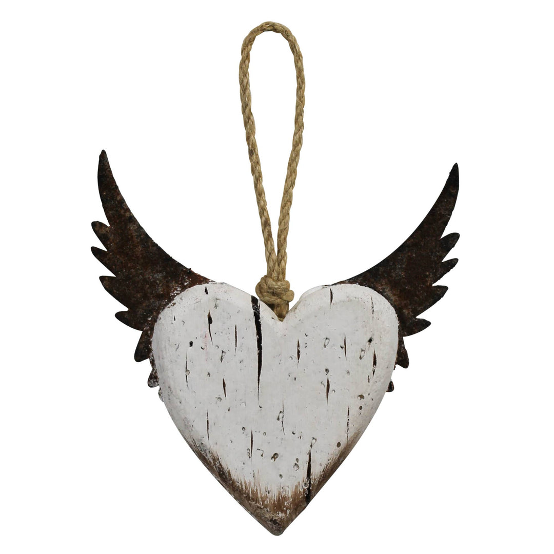 Heart with Wings, Wood