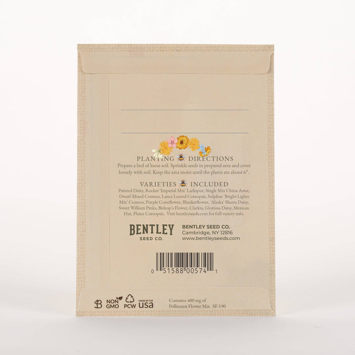 Bee Kind - Pollinator Wildflower Mix Seed Packets