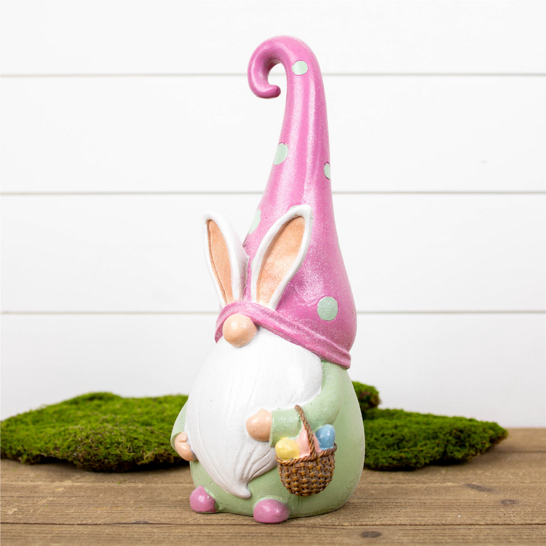 Easter Gnome Figurine 13"H