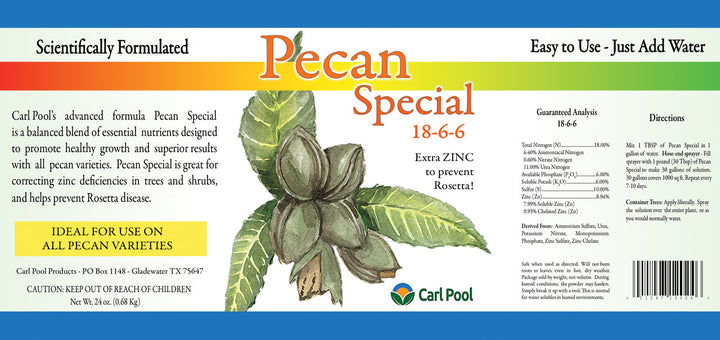 PECAN SPECIAL FOOD CARL POOL