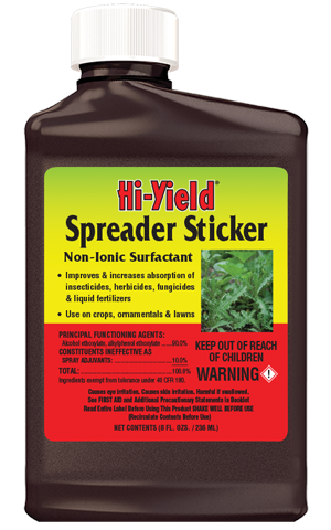 HI-YIELD SPREADER STICKER - 8 oz | Little Red Nursery, LLC