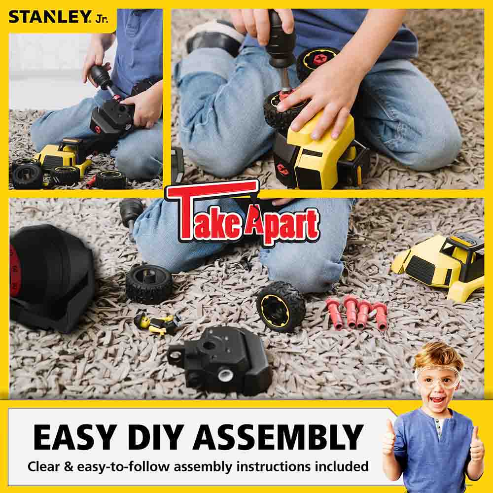 Stanley Jr Take Apart  Truck Set