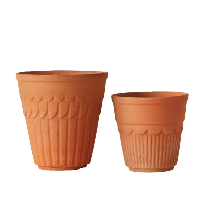 Decorated Terra Cotta Pots
